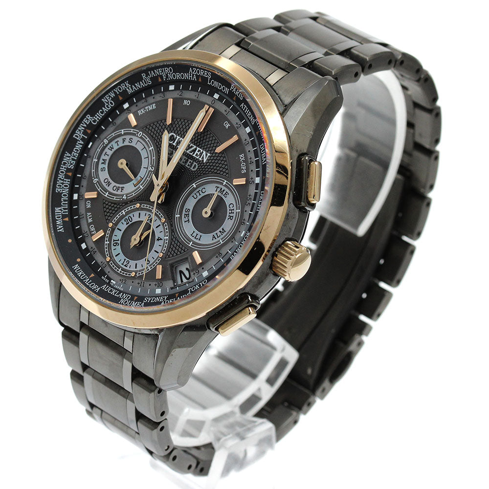 CITIZEN CC9055-50F/F900-T022707 Exceed Eco-Drive Limited Edition (500 pieces) Solar Radio-Controlled Men's Watch with Box and Warranty Card