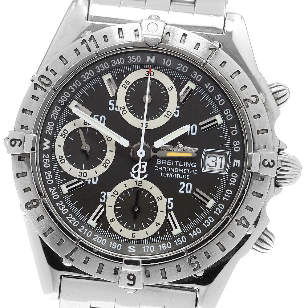 BREITLING A20348 Chronomat Longitude GMT Date Automatic Men's Watch