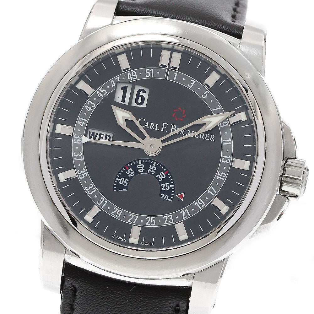 CARL F.BUCHERER 00.10629.08.33.01 Patravi Calendar Day-Date Manual Winding with Warranty Card