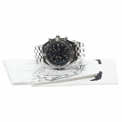 BREITLING A13048 Chronomat Date Chronograph Automatic Men's Watch with Warranty