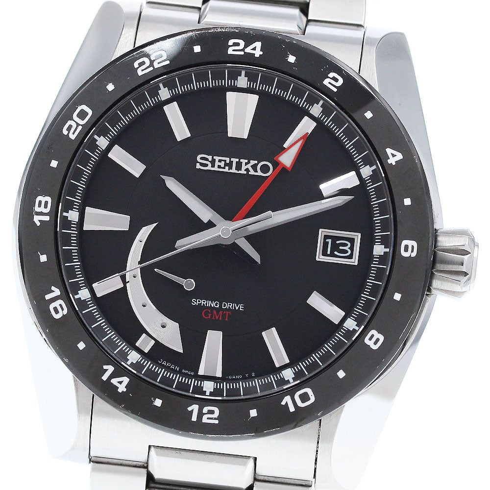 SEIKO SAEA005/5R66-0AR0 Brightz Ananta GMT Spring Drive Men's Watch Excellent Condition with Box