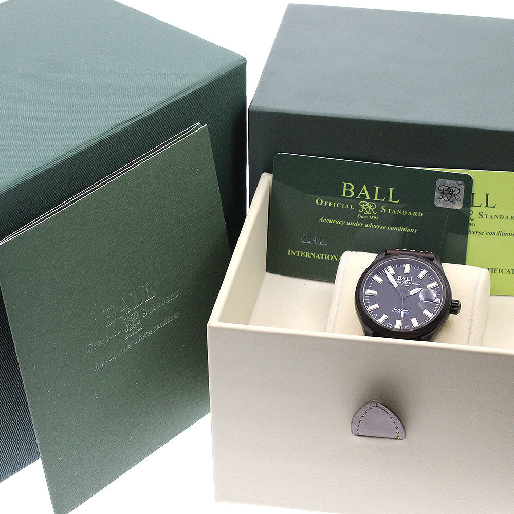 BALLWATCH NM3026C-L2CJ-BK Engineer II Carbolite Date Automatic Men's Watch Excellent Condition with Box and Warranty.
