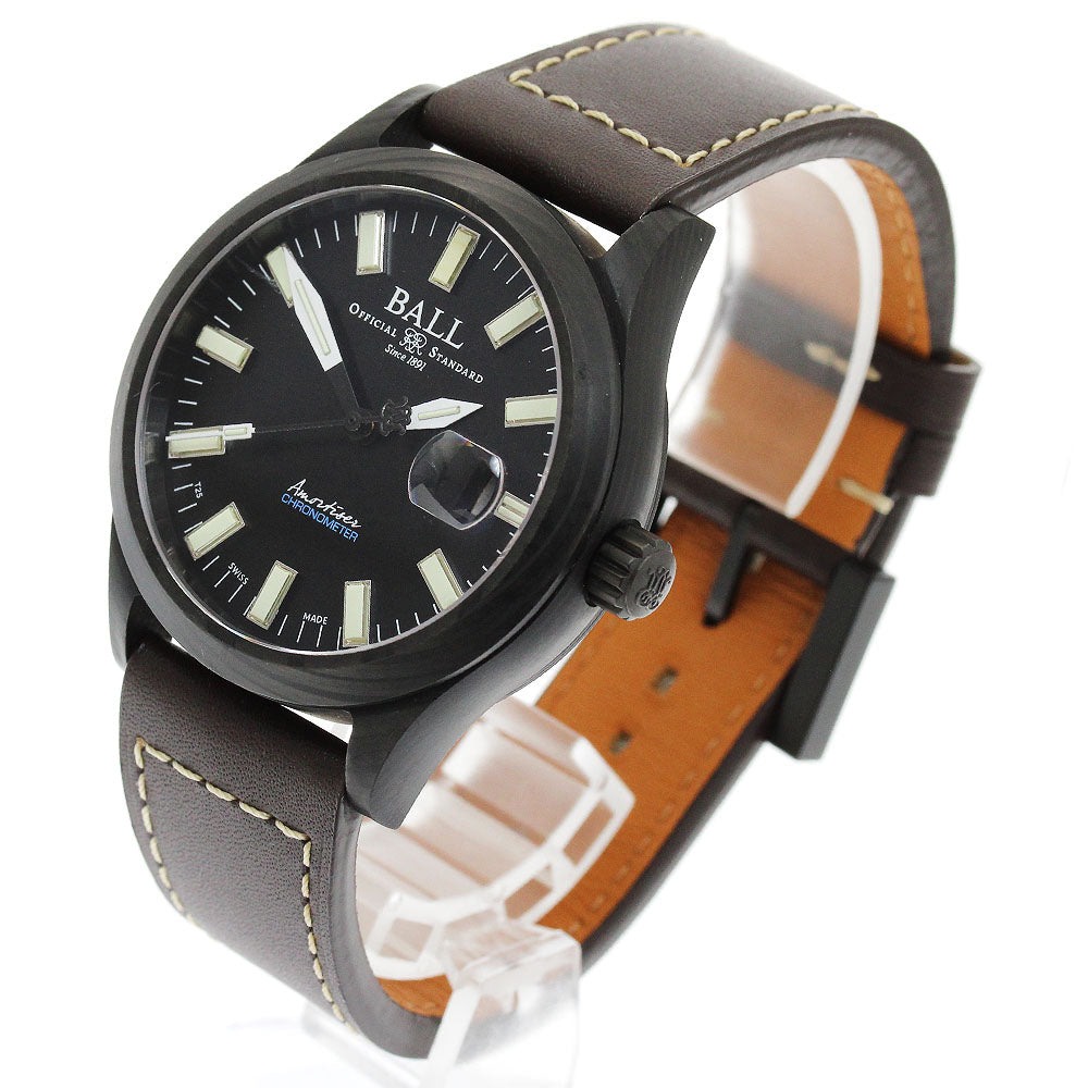 BALLWATCH NM3026C-L2CJ-BK Engineer II Carbolite Date Automatic Men's Watch Excellent Condition with Box and Warranty.