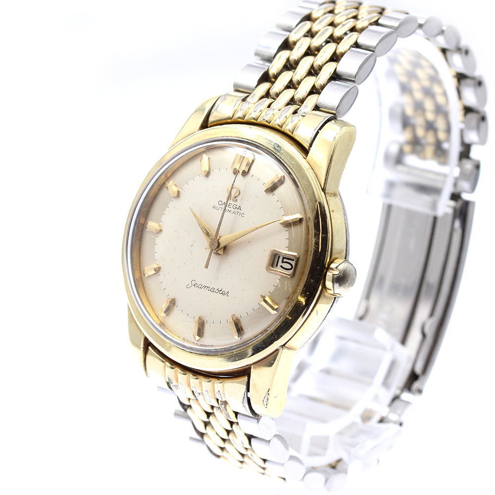 OMEGA 2849-6 3SC Seamaster Vintage Cal.503 Rice Bracelet Automatic Men's Watch