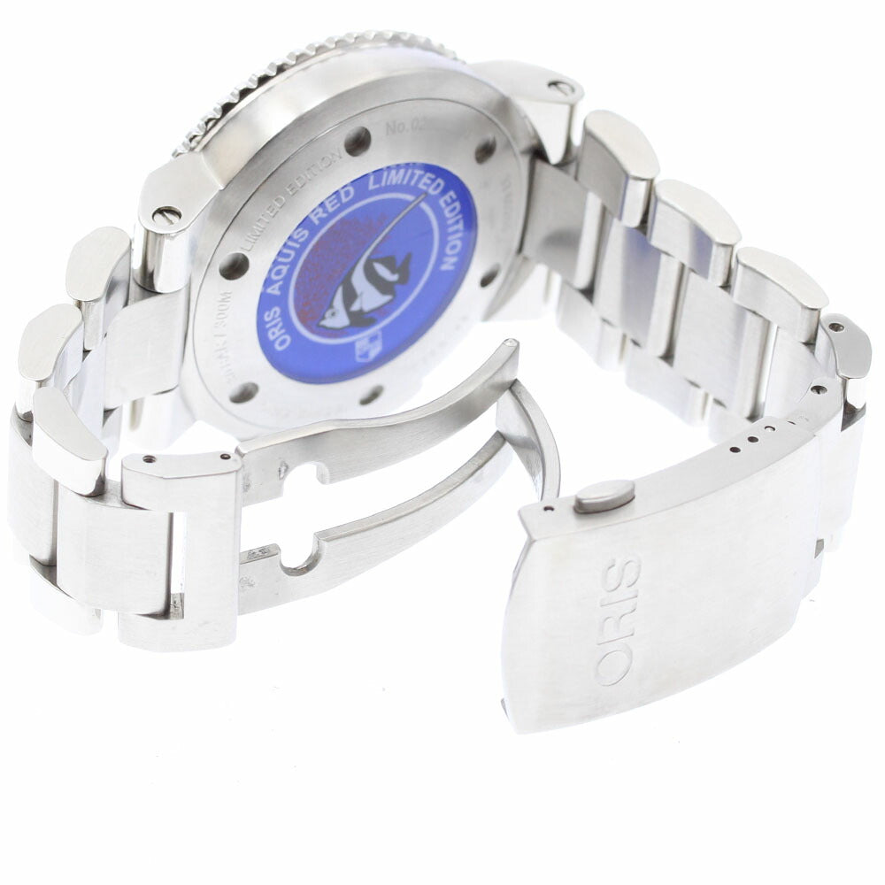 ORIS 0 733 7653 4183-Set MB Aquis Date Automatic Men's Watch with Warranty