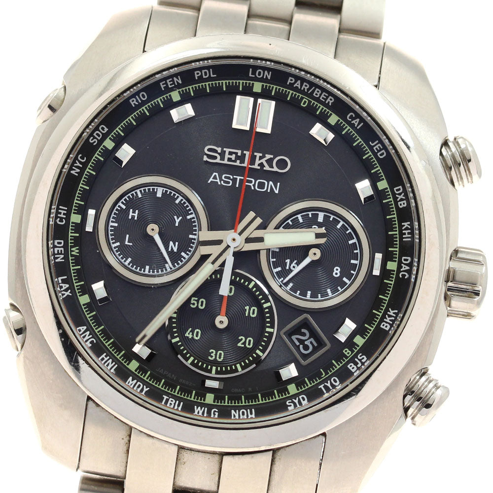 SEIKO SBXY027/8B92-0BB0 Astron Origin Chronograph Solar Radio Controlled Men's Watch with Warranty