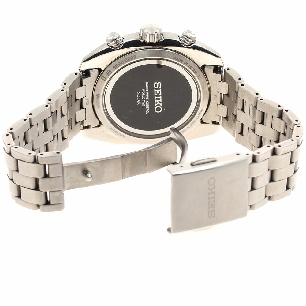 SEIKO SBXY027/8B92-0BB0 Astron Origin Chronograph Solar Radio Controlled Men's Watch with Warranty