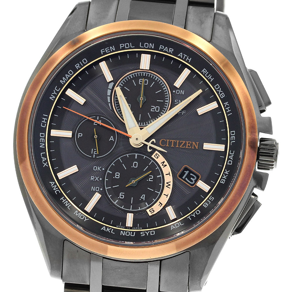 CITIZEN AT8046-51E/H804-T024131 Attesa 100th Anniversary Model Solar Radio Controlled Men's Watch (Good Condition)