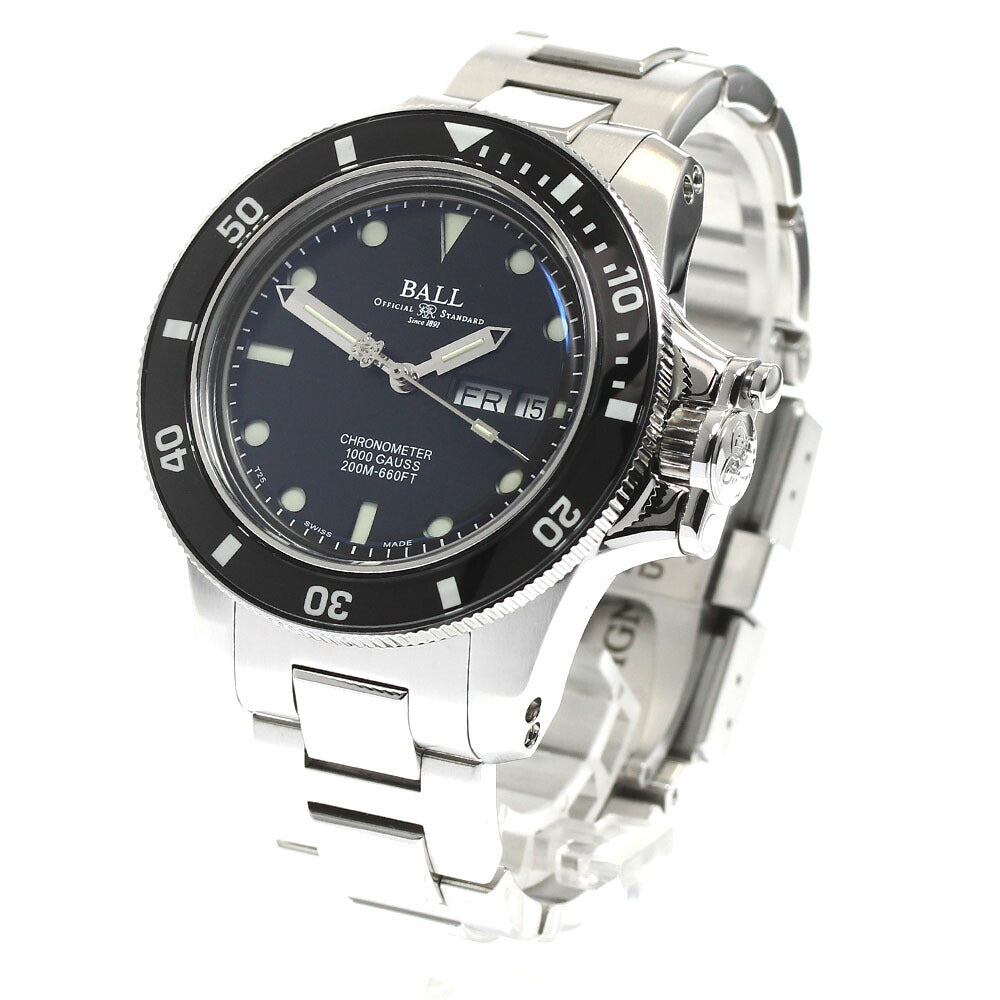 BALL WATCH DM2118B-S1CJ-BK Engineer Hydrocarbon Original Automatic Men's Watch Excellent Condition with Box and Warranty Card