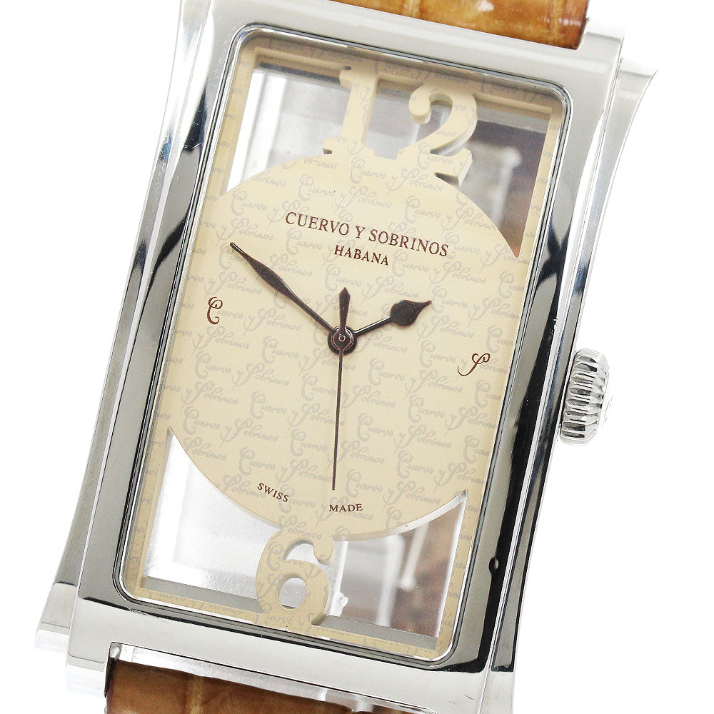 CUERVO Y SOBRINOS A1011/2 Havana Prominente Automatic Men's Watch
