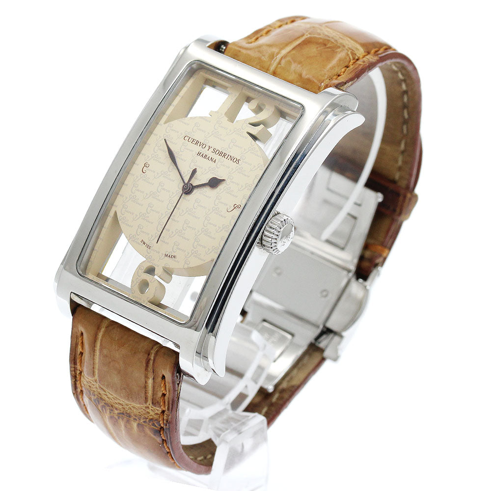 CUERVO Y SOBRINOS A1011/2 Havana Prominente Automatic Men's Watch