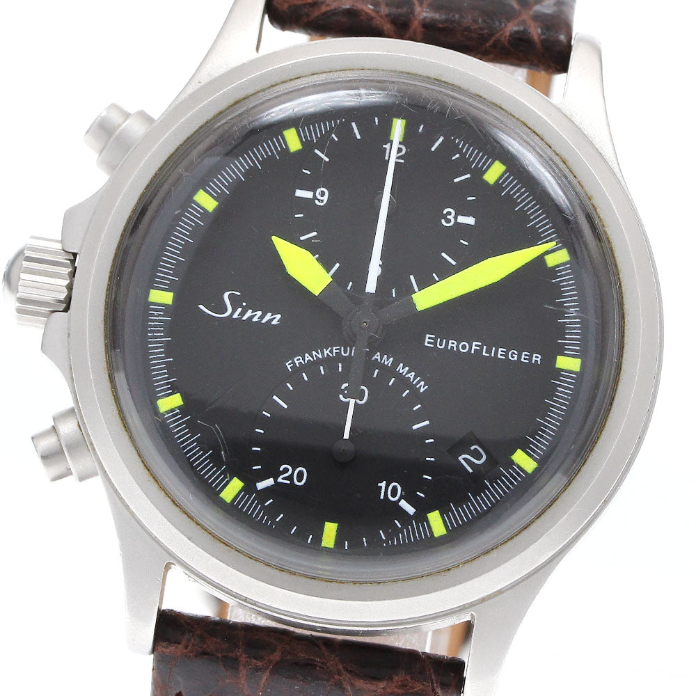 Sinn 356 Euro Flieger Chronograph Date Automatic Men's Watch