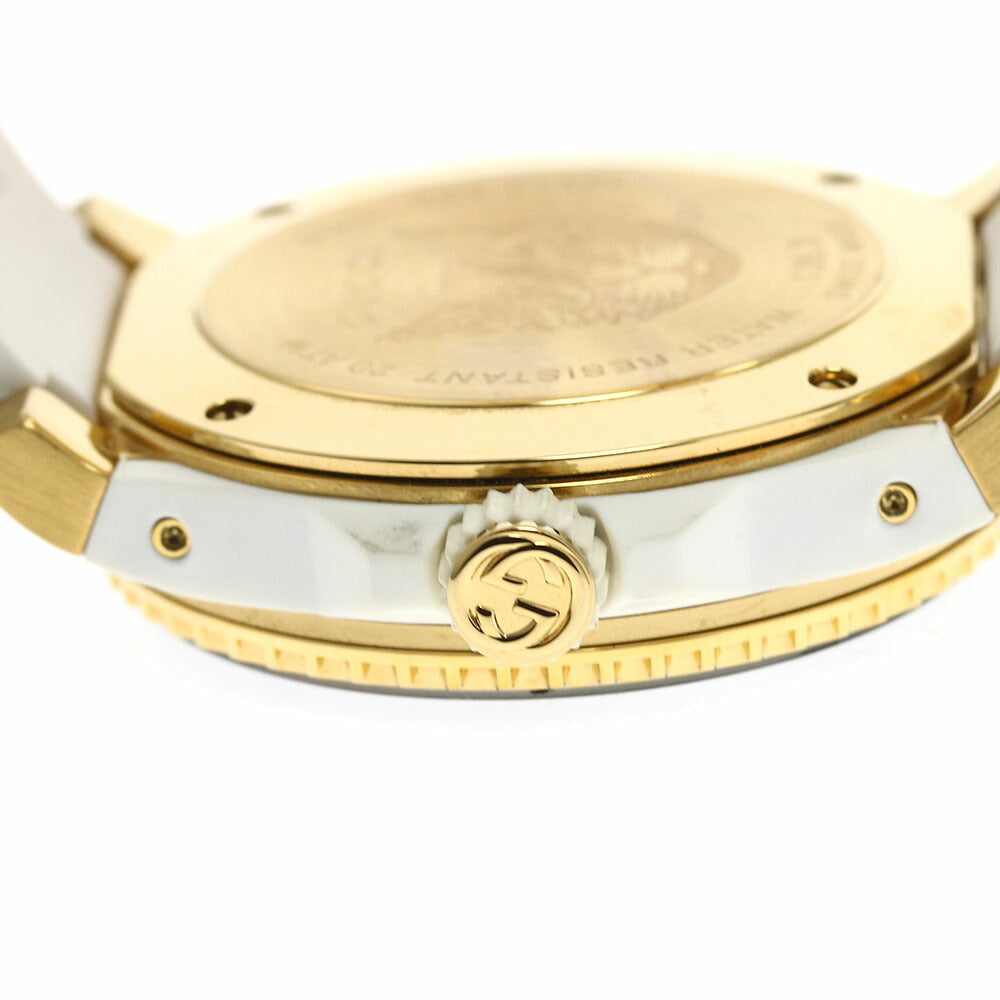 GUCCI 136.3/YA136322 Dive Date Mystic Cat Quartz Men's Watch Excellent Condition with Inner Box