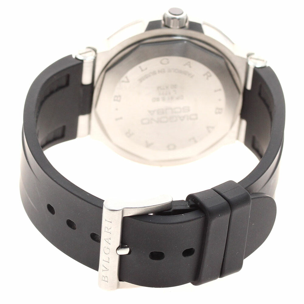 BVLGARI DP41SSD Diagono Date Automatic Men's Watch Excellent Condition with Warranty Card
