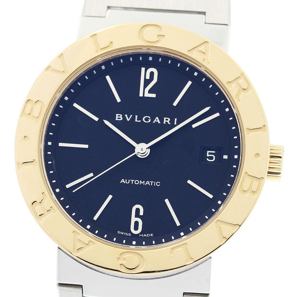 BVLGARI BB38SG AUTO Bulgari YG combination date automatic men's watch good condition with warranty.