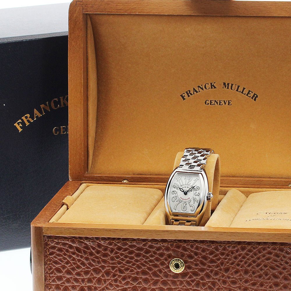 FRANCK MULLER 8005LQZ Conquistador Quartz Ladies' Watch Excellent Condition with Box