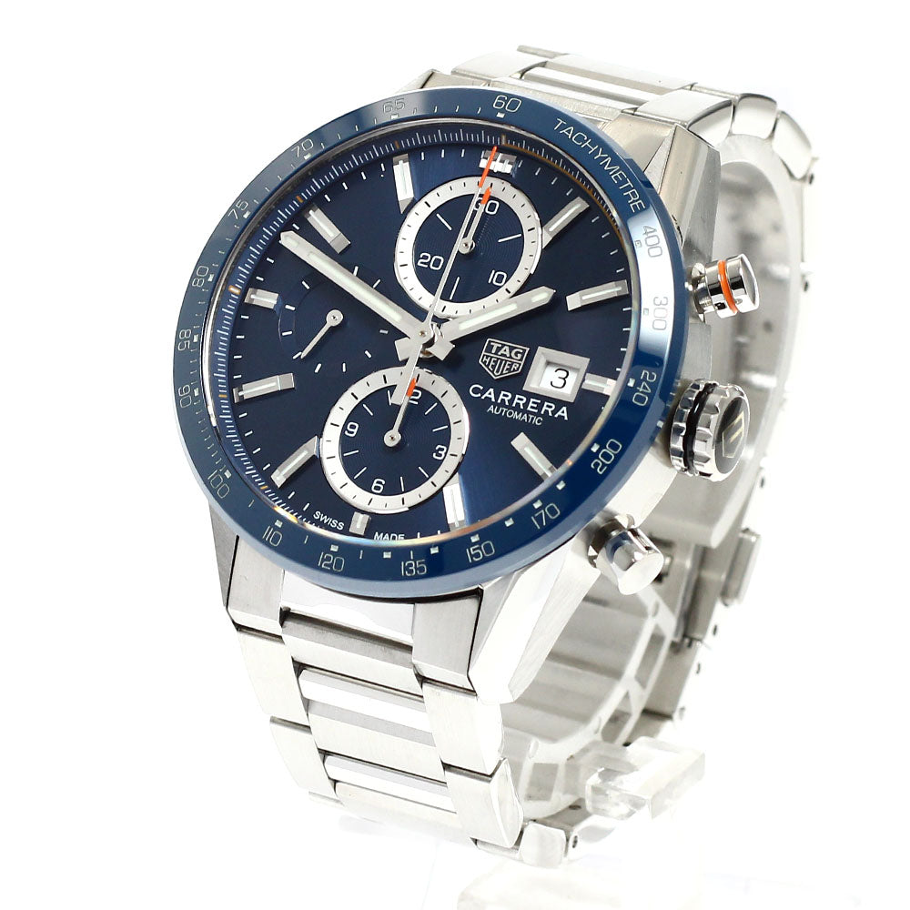 TAG Heuer CBM2112.BA0651 Carrera Caliber 16 Date Chronograph Automatic Men's Watch Excellent Condition with Box and Warranty Card