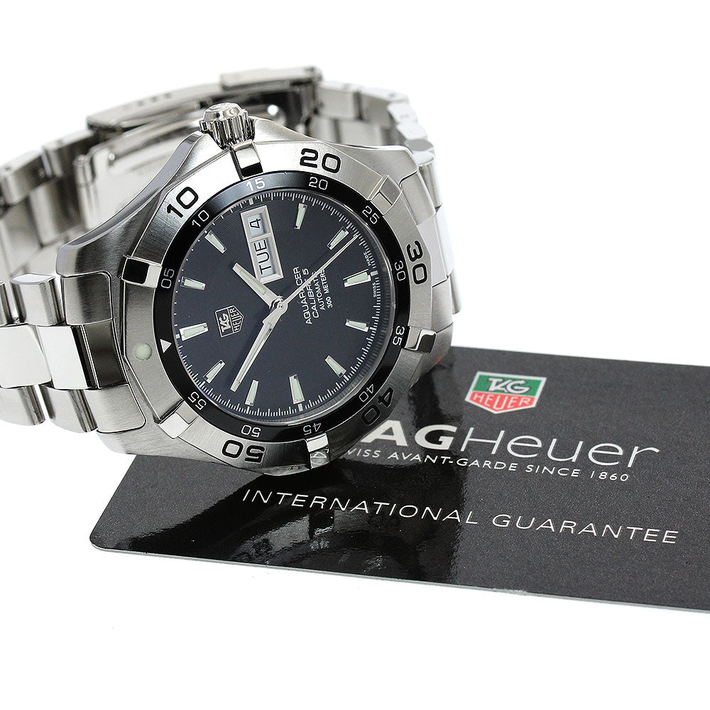 TAG Heuer WAF2010.BA0818 Aquaracer Caliber 5 Day-Date Automatic Men's Watch with Warranty Card