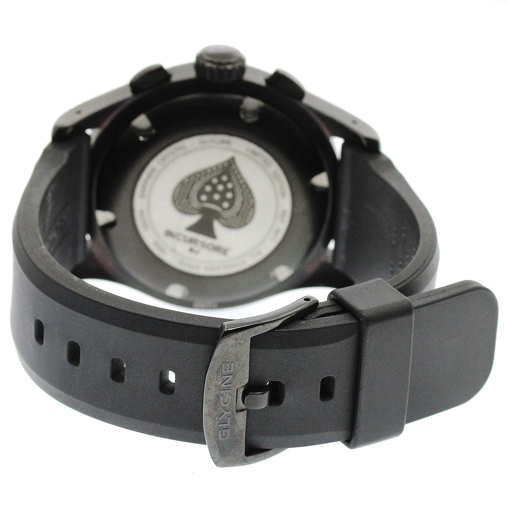 GLYCINE 3871 Incresore Blackjack Chronograph Manual Winding Men's Watch (Good Condition)