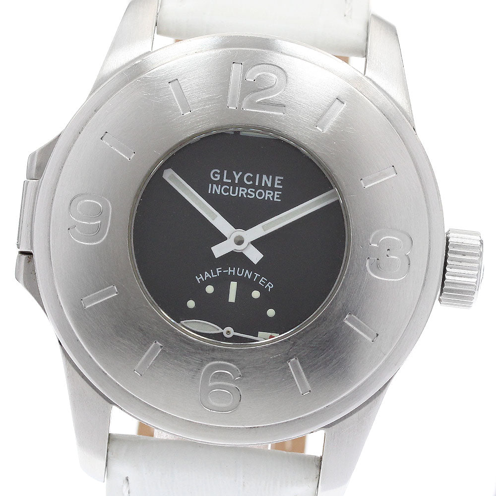 GLYCINE 3843.19 Incresole Half Hunter Small Seconds Manual Winding Men's Watch