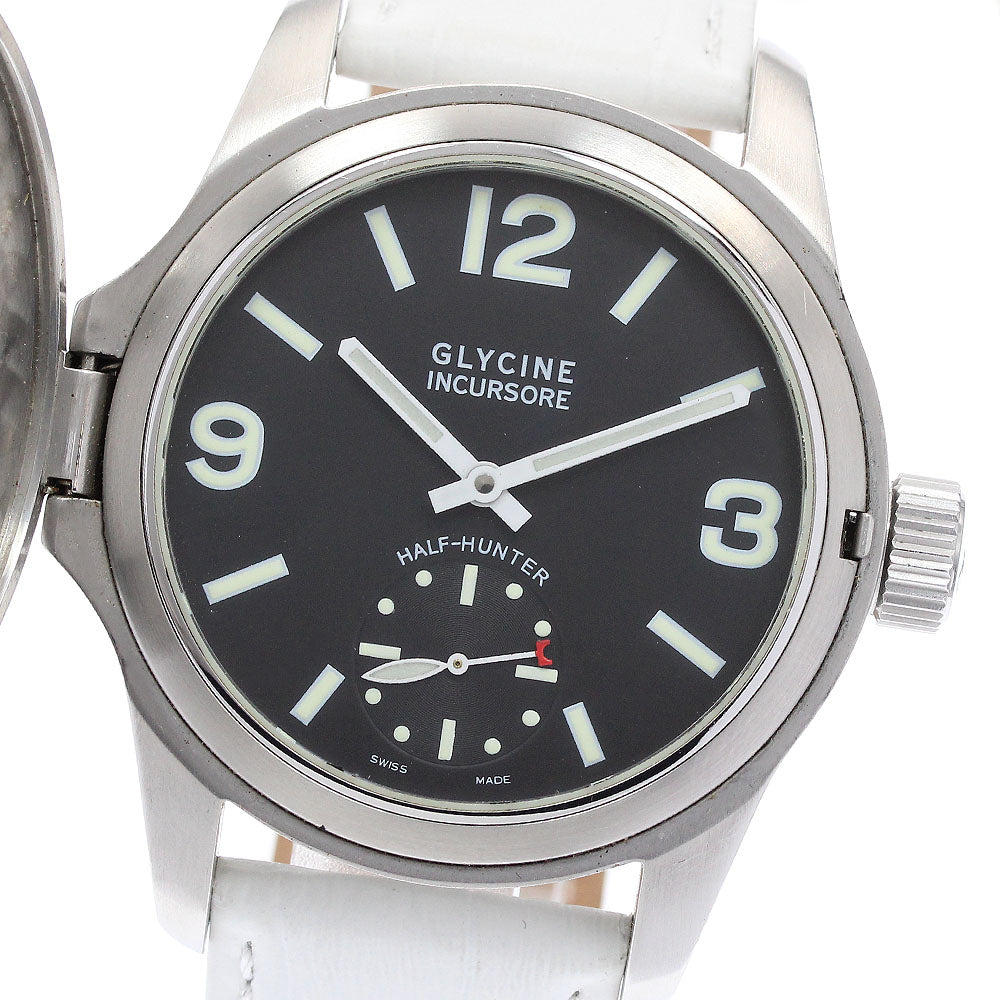 GLYCINE 3843.19 Incresole Half Hunter Small Seconds Manual Winding Men's Watch