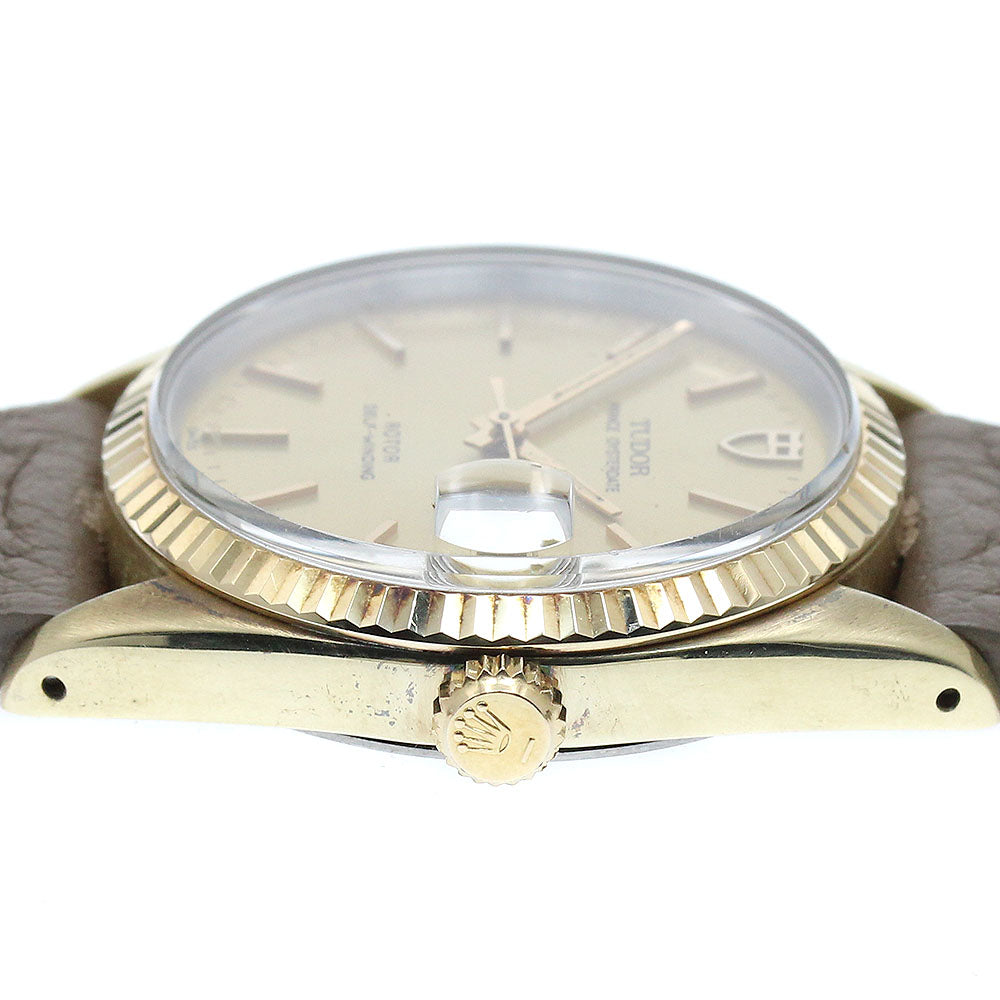 TUDOR 75205 Prince Oysterdate YG Bezel Automatic Watch (Boys' Size)