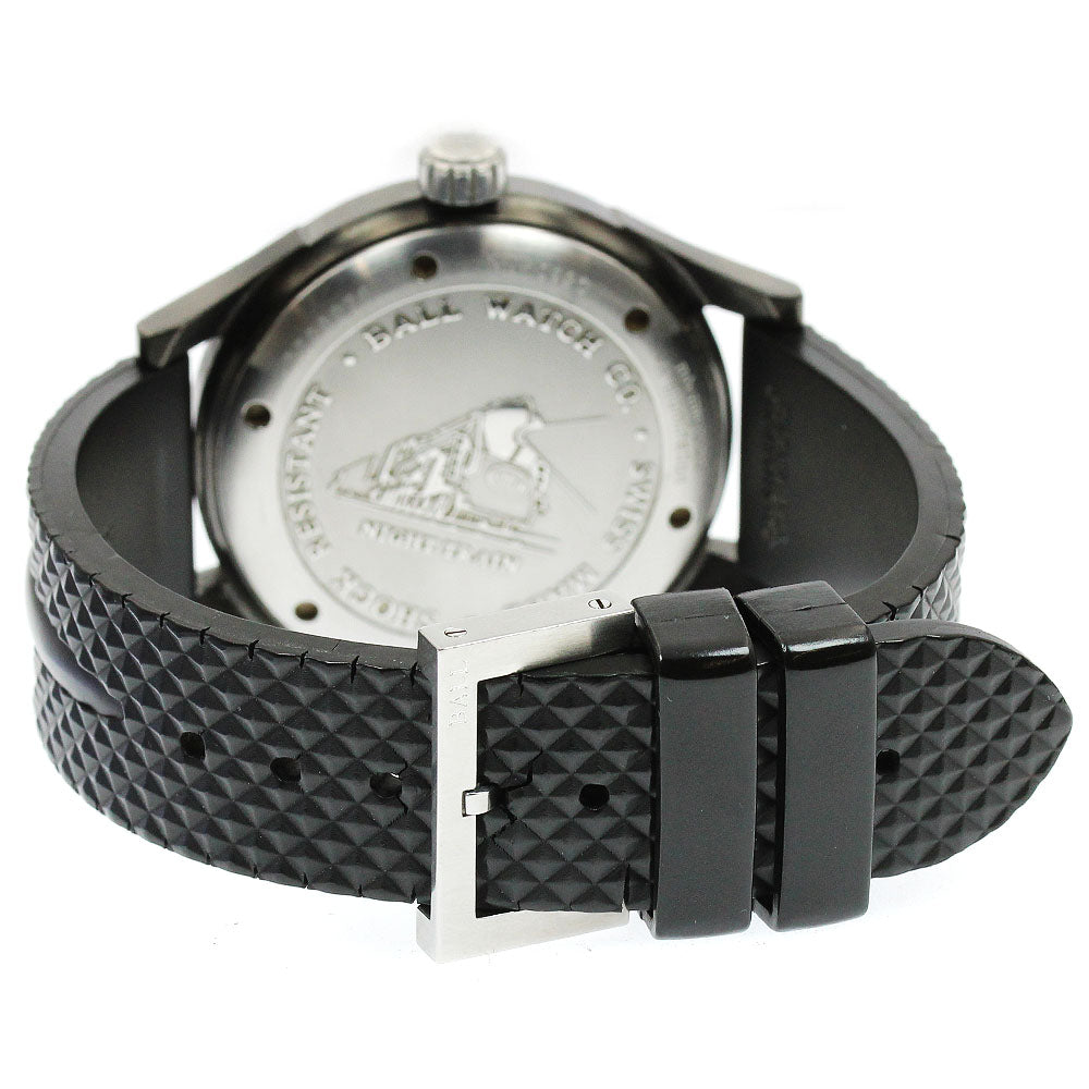 BALLWATCH NM1092C-L1B-BK Fireman Night Train Date Automatic Men's Watch