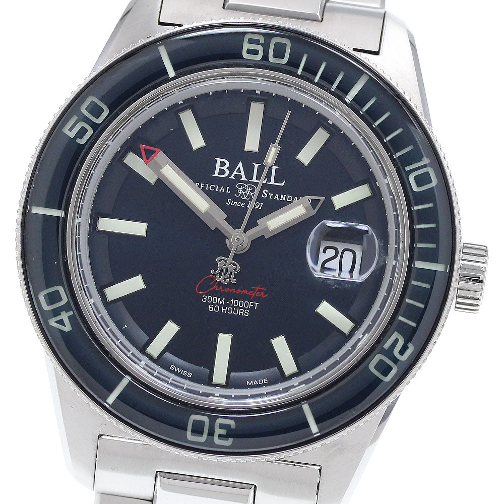 BALLWATCH DD3100A Engineer M Skin Diver II Beyond Date Automatic Men's Watch Excellent Condition