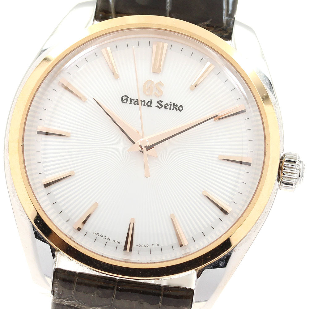 SEIKO SBGX344/9F61-0AH0 Grand Elegance Collection K18PG Bezel Quartz Men's Watch Excellent Condition with Box