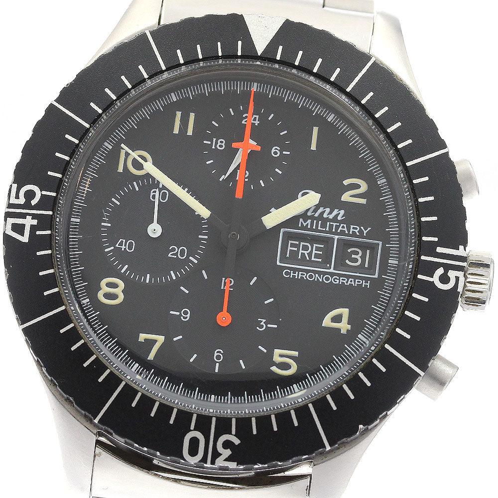 Sinn 156.B Military Pilot Chronograph Day-Date Automatic Men's Watch
