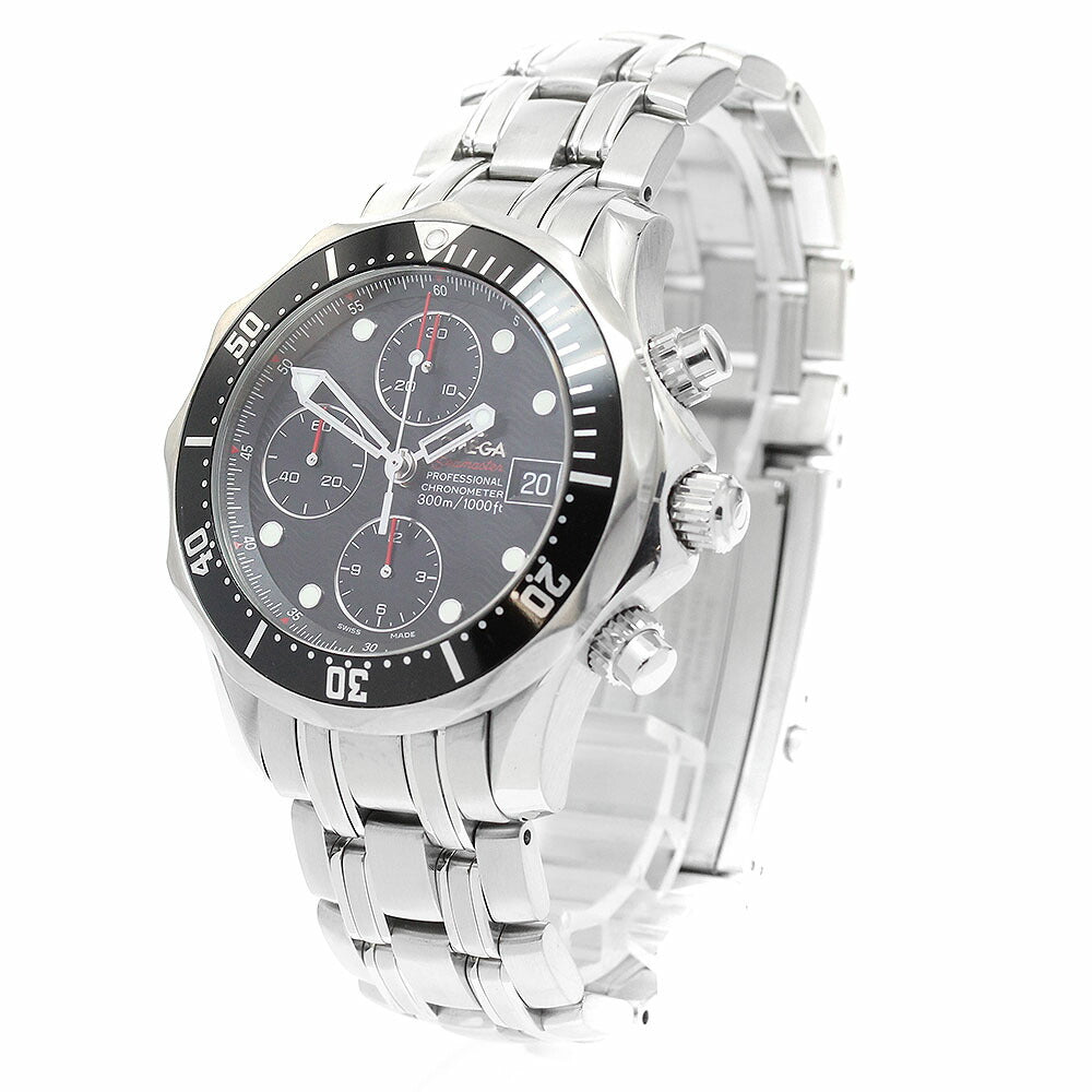 OMEGA 213.30.42.40.01.001 Seamaster Pro Diver's 300M Date Chronograph Automatic Men's Watch with Warranty