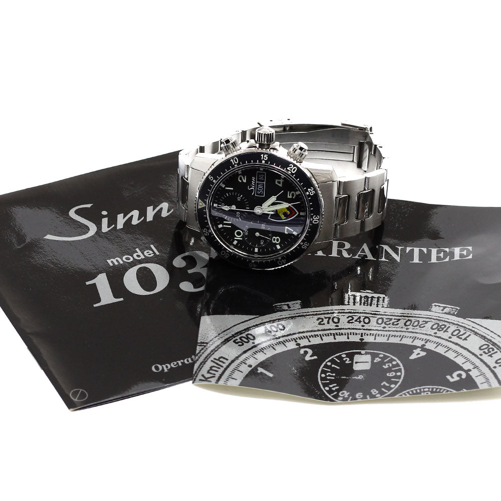 Sinn 103.B.SA.AUTO.TIGER Chronograph Tiger Day-Date Limited Edition of 250 Pieces Automatic Winding Men's Watch with Warranty.