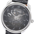 HERMES AR2.710 Arceau Squelet Automatic Men's Watch Excellent Condition with Inner Box