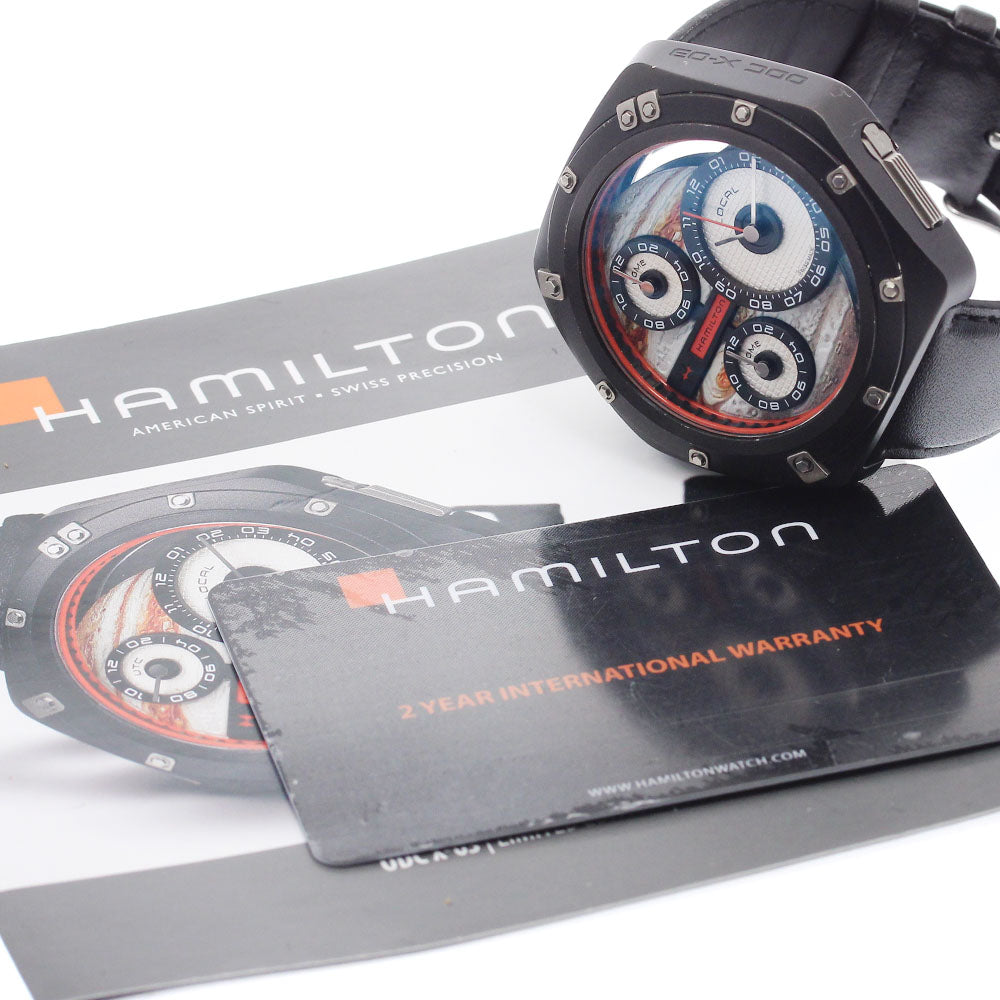 HAMILTON H515980 American Classic ODC X-03 Limited Edition of 999 Pieces Worldwide Automatic Men's Watch with Warranty Card