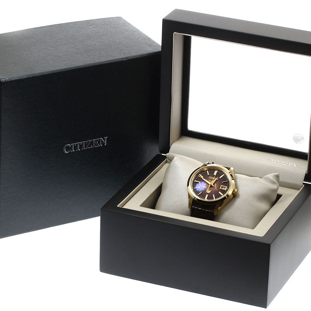 CITIZEN AQ4102-01X/A060-T027610 The Ayanishiki Limited Edition (250 pieces) Tosa Washi Dial Eco-Drive Solar Men's Watch Excellent Condition with Box