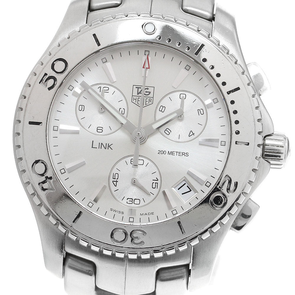 TAG Heuer CJ1111.BA0576 Link Chronograph Quartz Men's Watch with Warranty