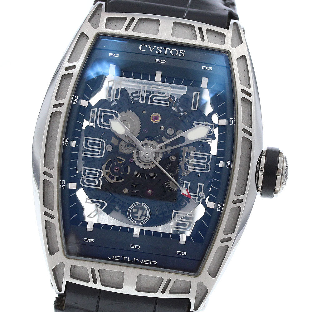 CVSTOS CVT-JET-SL-ST Challenge Jetliner Automatic Men's Watch with Warranty