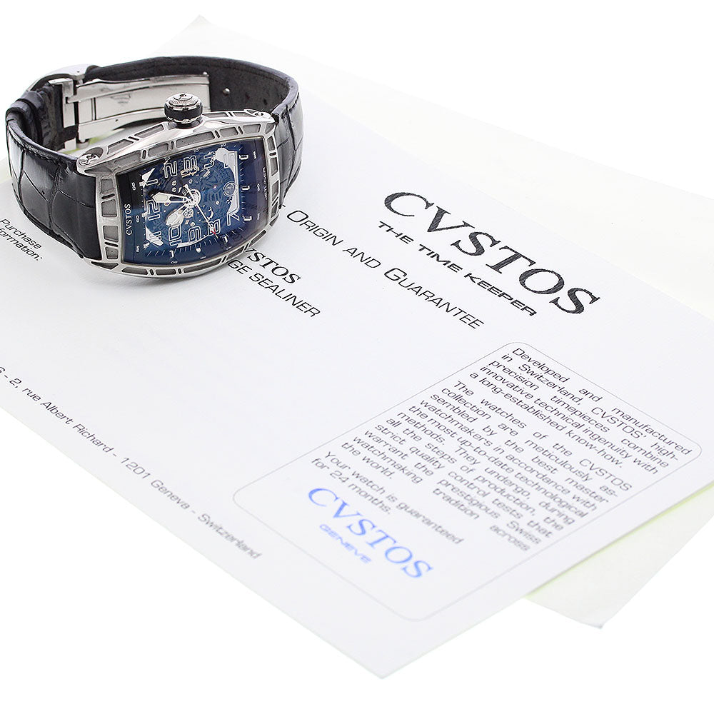 CVSTOS CVT-JET-SL-ST Challenge Jetliner Automatic Men's Watch with Warranty