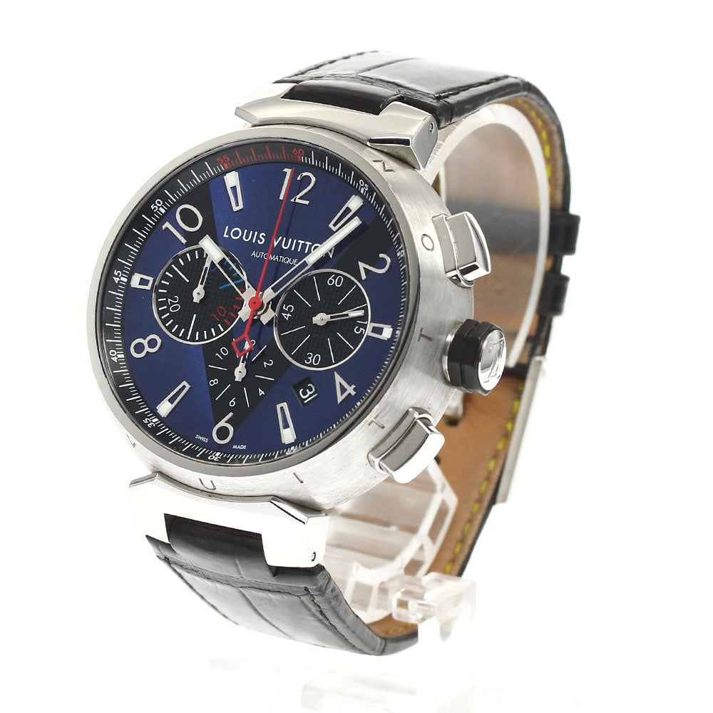 LOUIS VUITTON Q102V Tambour Chronograph Automatic Men's Watch