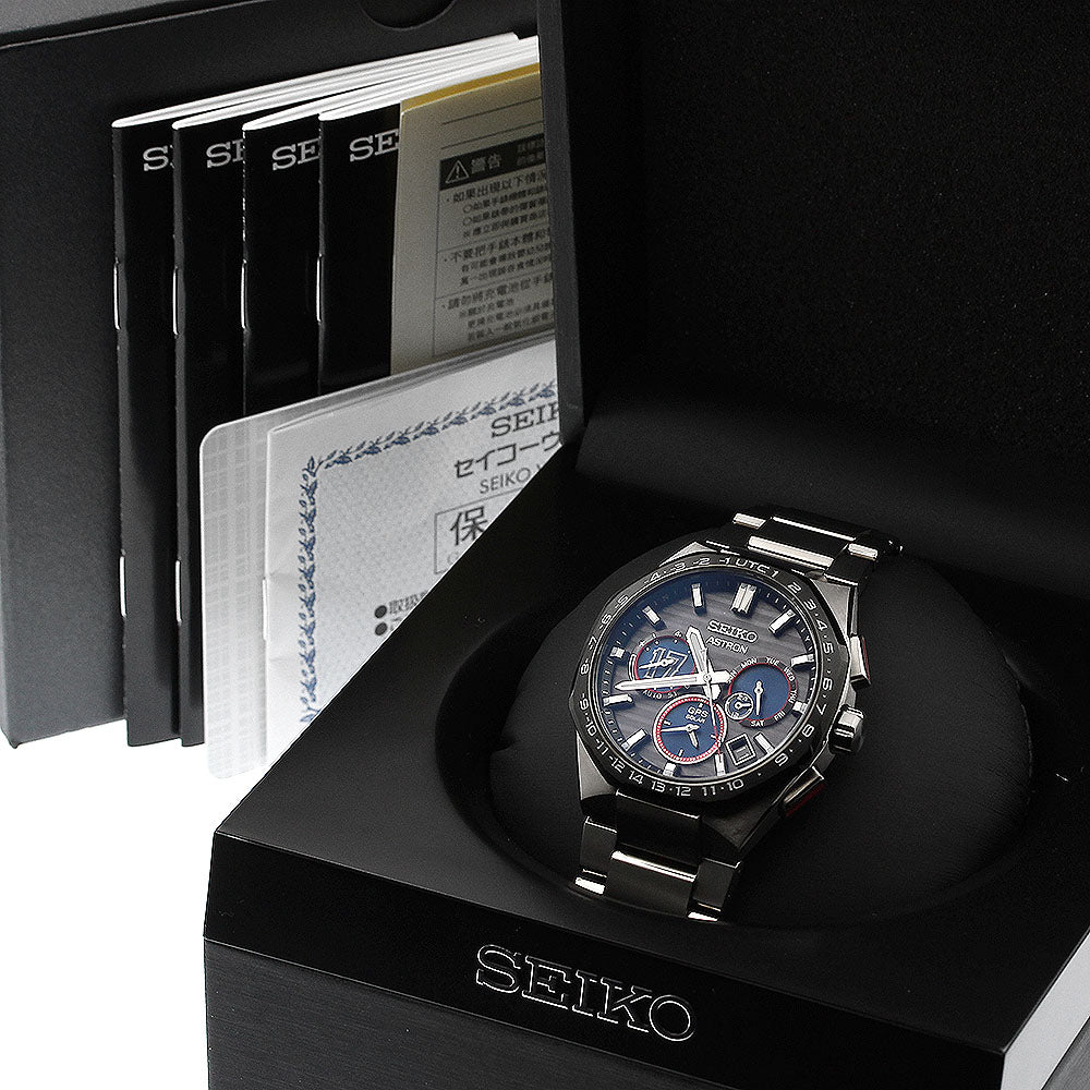 SEIKO SBXC141/5X53-0CF0 Astron Nextar Shohei Ohtani 2023 Chronograph Solar Radio Controlled Men's Watch Excellent Condition with Box and Warranty.