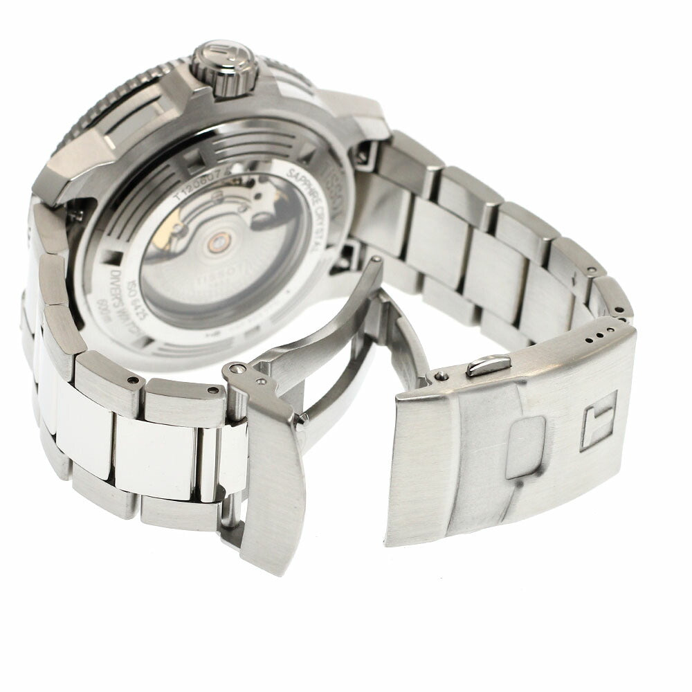 TISSOT T120.607.11.041.00 Seastar 2000 Professional Date Automatic Men's Watch Excellent Condition with Box and Warranty Card