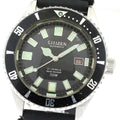 CITIZEN 4-600851Y Challenge Diver Red Calendar Automatic Men's Watch