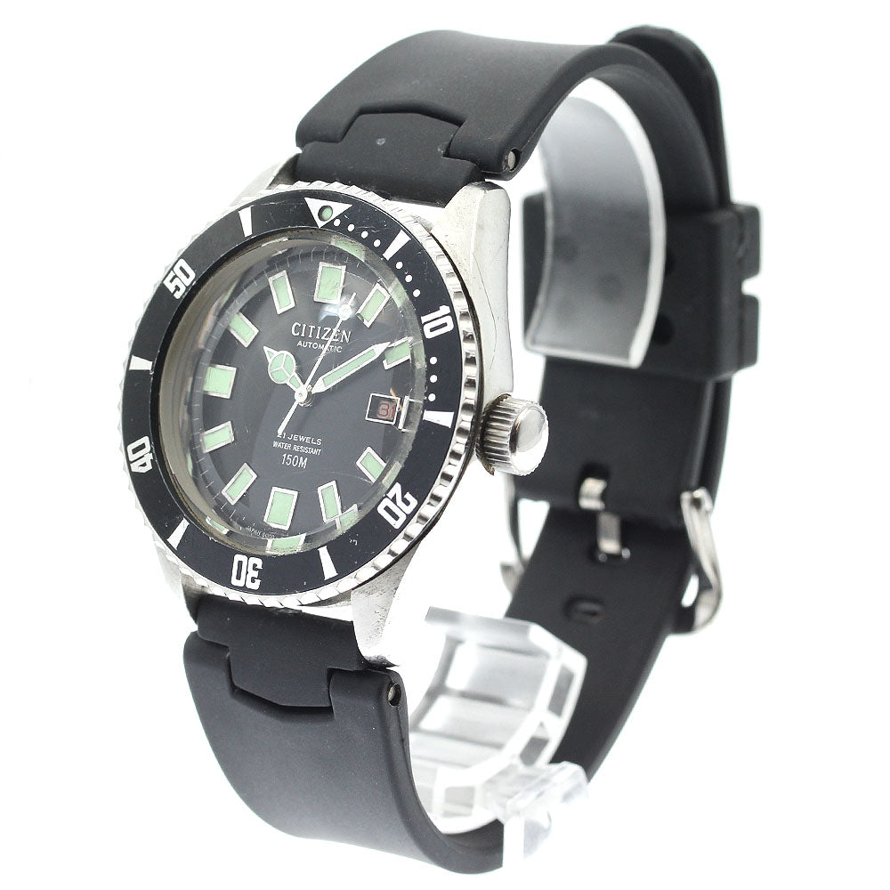 CITIZEN 4-600851Y Challenge Diver Red Calendar Automatic Men's Watch