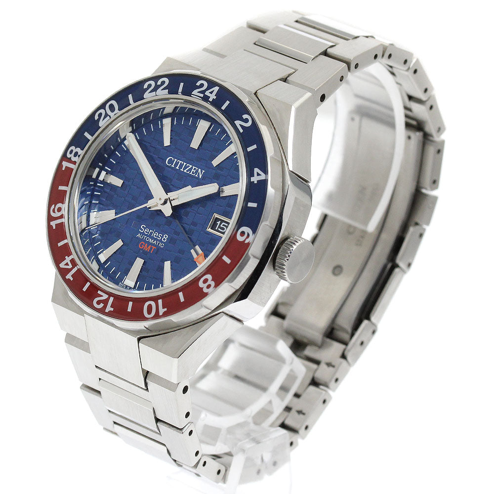 CITIZEN 9054-0065X02/NB6030-59L Series 8 Date GMT Automatic Men's Watch
