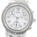 HERMES CL1.310 Clipper Chrono Date Quartz Ladies Watch with Warranty Card