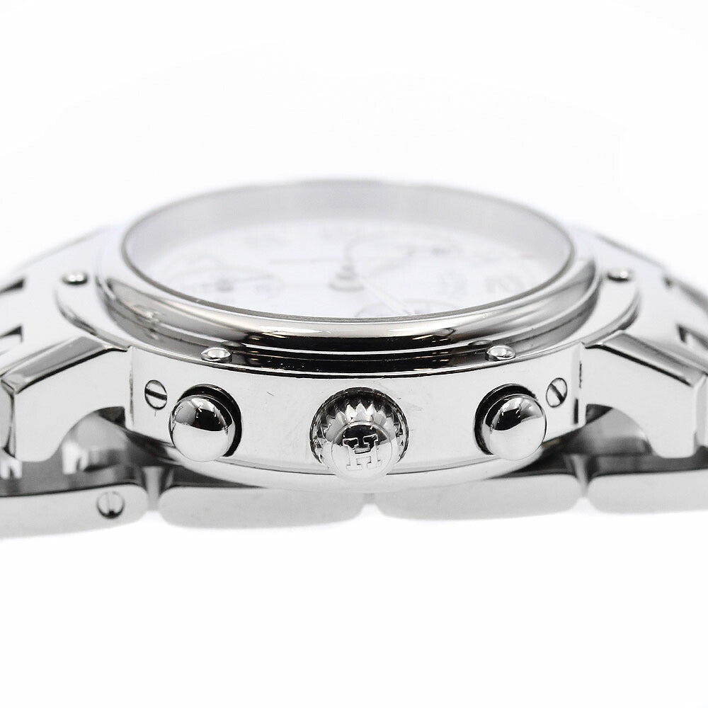 HERMES CL1.310 Clipper Chrono Date Quartz Ladies Watch with Warranty Card