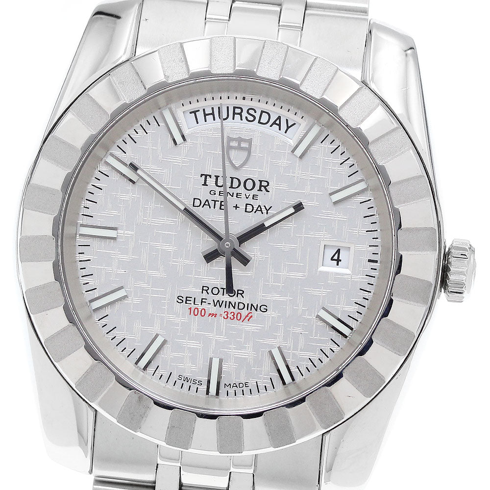 TUDOR 23010 Classic Date-Day Automatic Men's Watch Excellent Condition with Warranty.