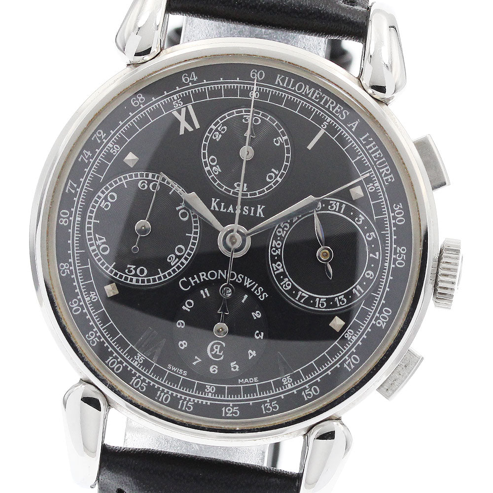 Chronoswiss CH7443 Classic Chronograph Automatic Men's Watch with Inner Box