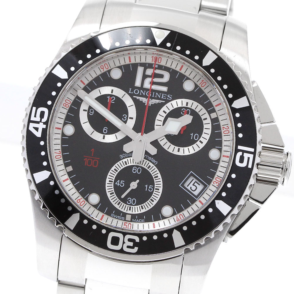 LONGINES L3.743.4 HydroConquest Chronograph Quartz Men's Watch (Good Condition)
