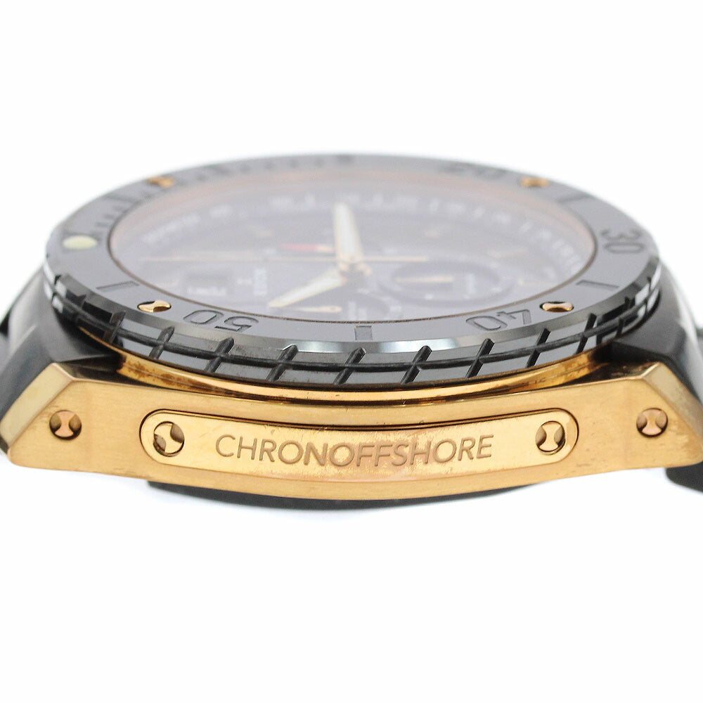 EDOX 10020-37R-NIR Chrono Offshore 1 Chronograph Big Date Quartz Men's Watch